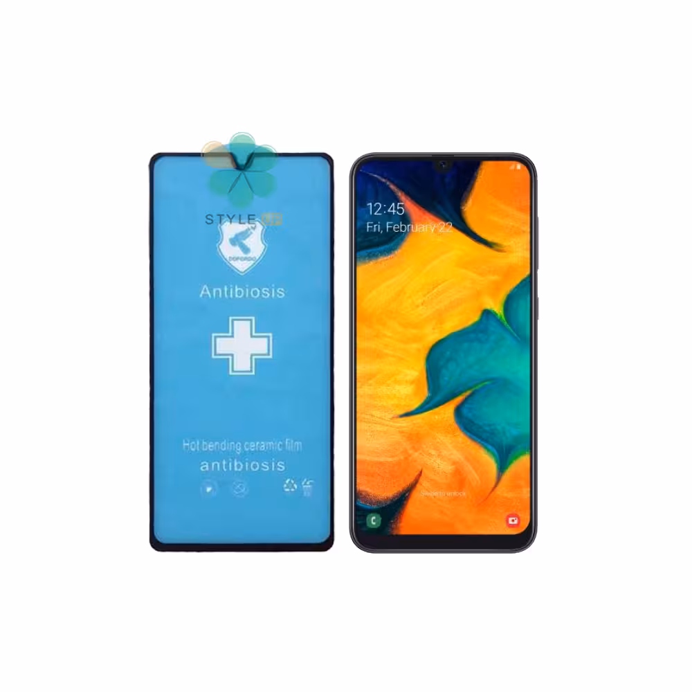 گلس سرامیکی گوشی سامسونگ Galaxy A30 مدل Anti Biosis