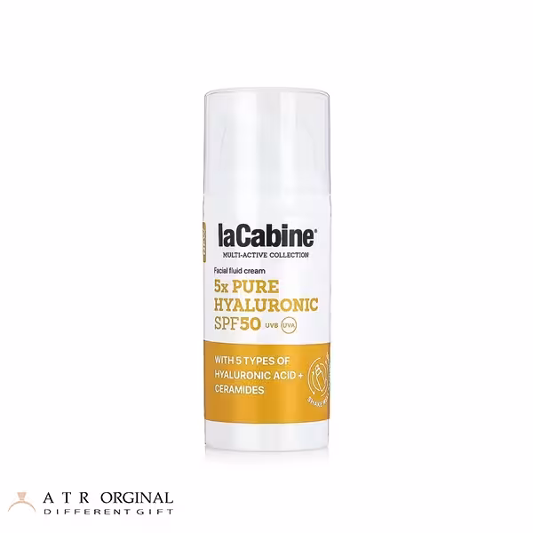 ضد آفتاب فلوییدی لاکابین مدل 5 نوع هیالورونیک اسید خالص