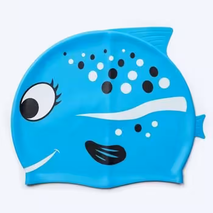 کلاه شنا بچه گانه طرح ماهی Speedo ( آبی )