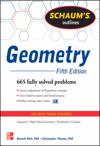 خرید و دانلود نسخه کامل کتاب Schaum's Outline of Geometry, 5th Edition: 665 Solved Problems   25 Videos