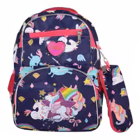 کوله پشتی مدل یونیکورن کد 1398 به همراه جامدادی | کالا مکس