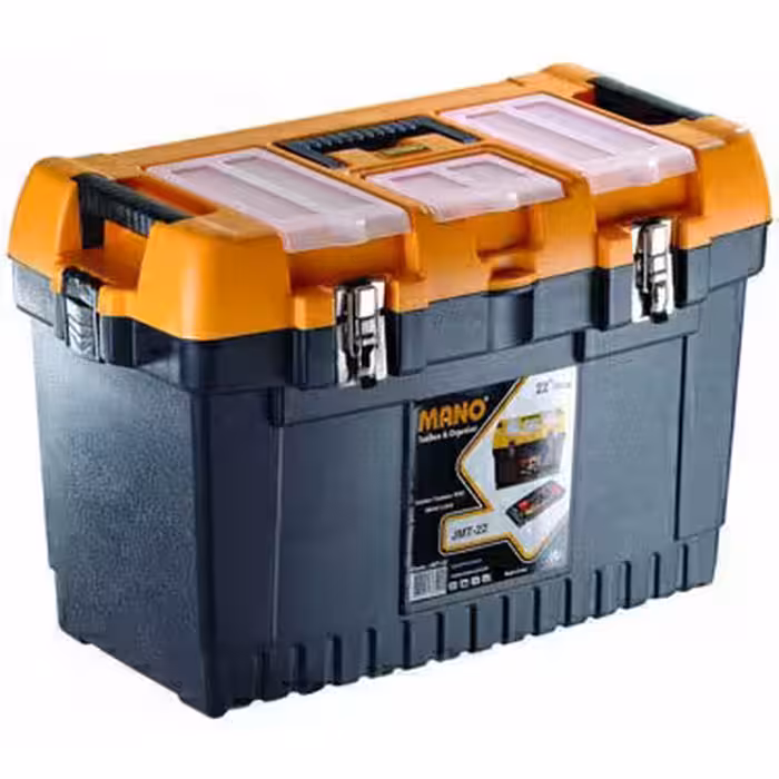 جعبه ابزار 22 اینج قفل فلزی به همراه اورگانایزر کد JMT22 مانو