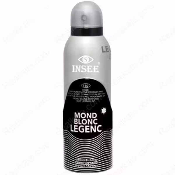 اسپری بدن مردانه اینسی مدل MOND BLONC LEGEND حجم 200 میل