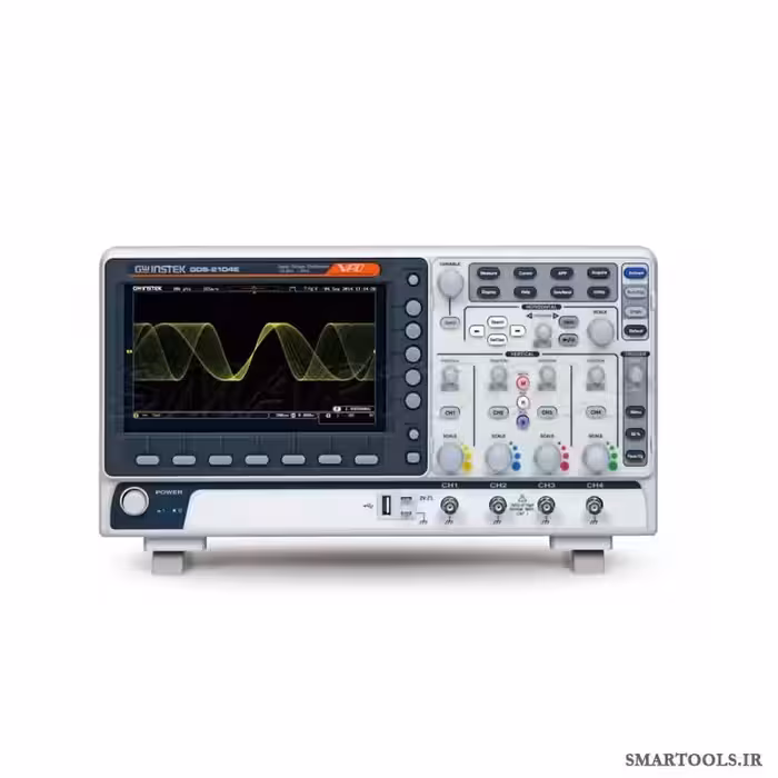 قیمت و خرید اسیلوسکوپ 200 مگاهرتز 4 کانال گودویل GW INSTEK GDS 2204E - اسمارت تولز