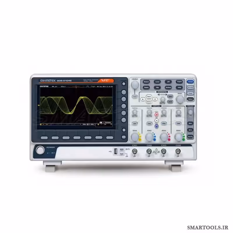 قیمت و خرید اسیلوسکوپ 200 مگاهرتز 4 کانال گودویل GW INSTEK GDS 2204E - اسمارت تولز