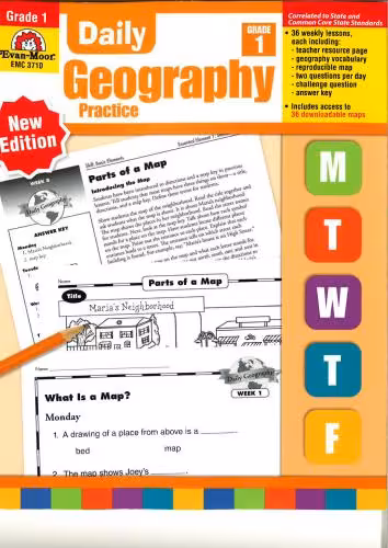 خرید و دانلود نسخه کامل کتاب Daily Geography Practice. Grade 1