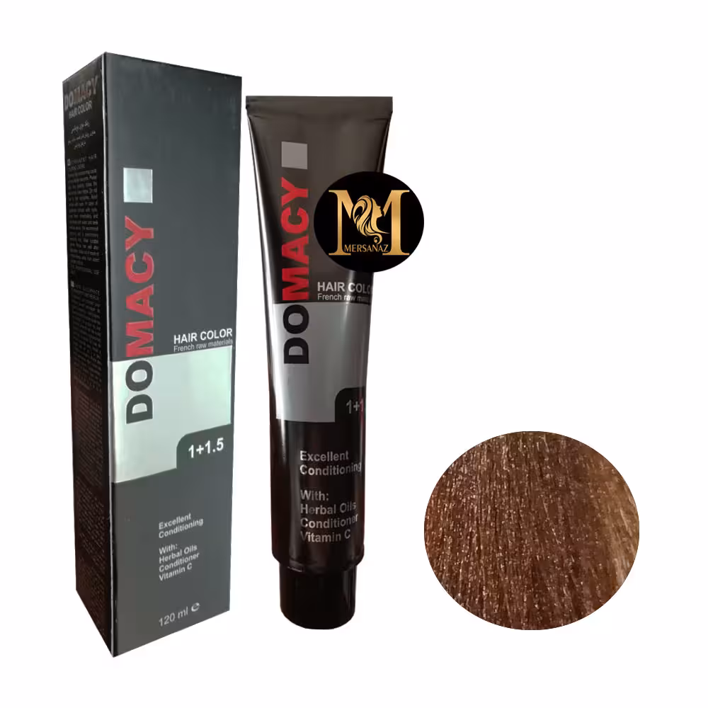 رنگ مو دوماسی شماره 5.74 حجم 120 ميلی ليتر رنگ قهوه ای فندقی روشن