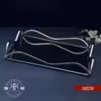 RAFI رافی  سینی ویو مستطیل نقره ای  300330SILVER