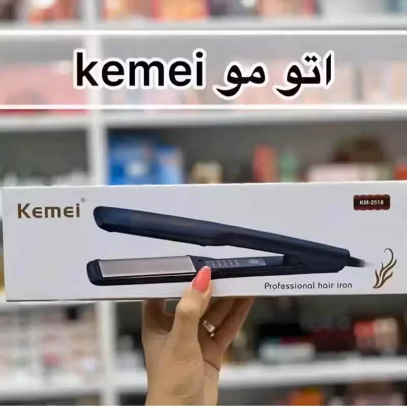 اتو موی کیمی Kemei نانو سرامیک قابلیت تنظیم دما محصولات پوستی سانیا
