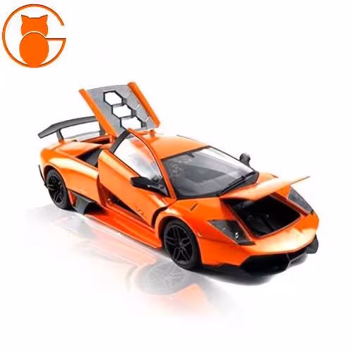 ماکت فلزی ماشین لامبورگینی مورسیه‌لاگو LP670-4 SV نارنجی مقیاس 1:24