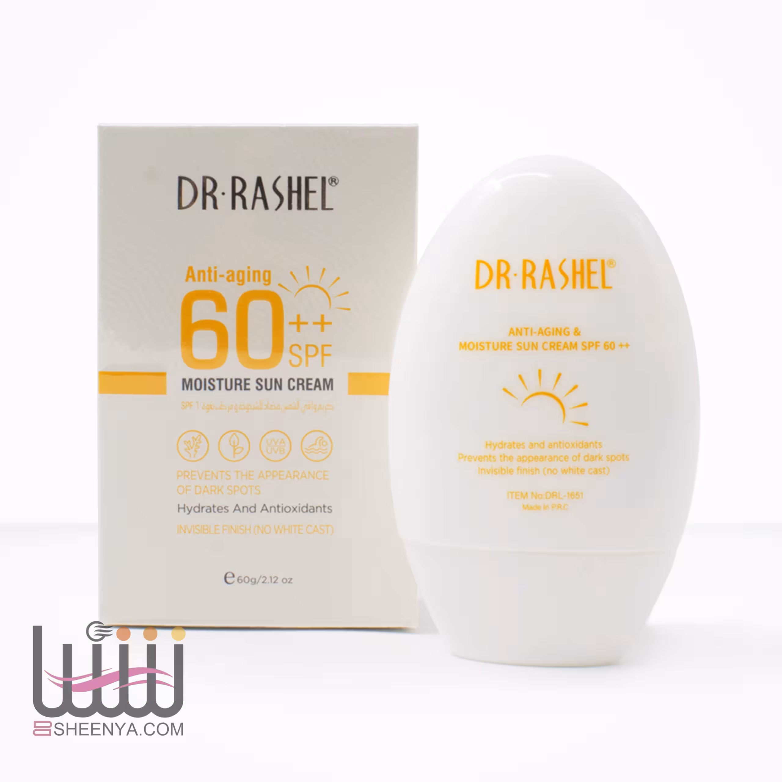 کرم ضد آفتاب و آبرسان دکتر راشل spf60