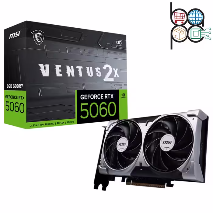 کارت گرافیک MSI مدل RTX 5060 8G VENTUS 2X OC