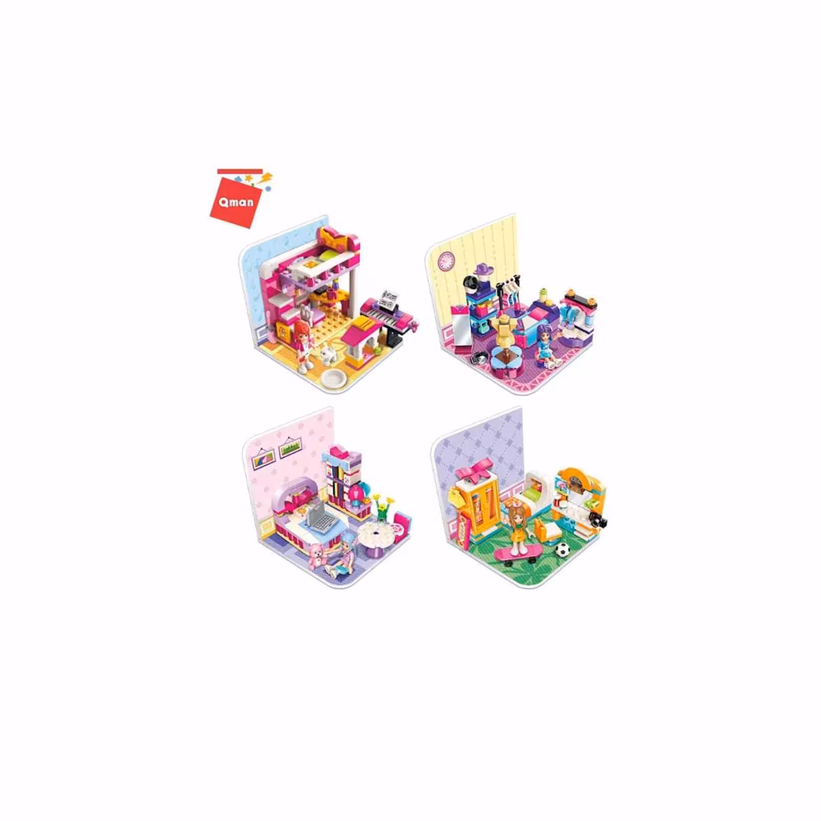 لگو دخترانه مدل چهار عددی کد 4101