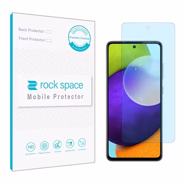 گلس سامسونگ A52 مدل نانو هیدروژل آنتی بلو برند راک اسپیس کد S