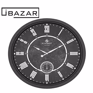 ساعت دیواری شوبرت SCHOBERT مدل W6450 مشکی