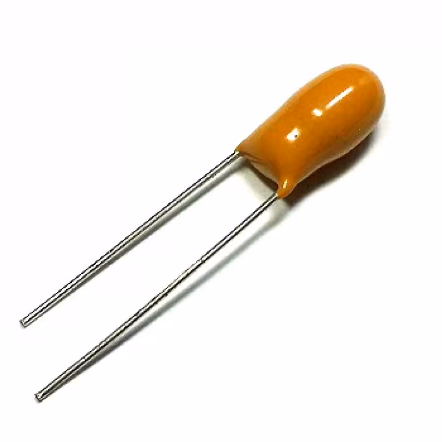 خازن تانتالیوم 33 میکروفاراد 20 ولت ± , 33uf 20v tantal