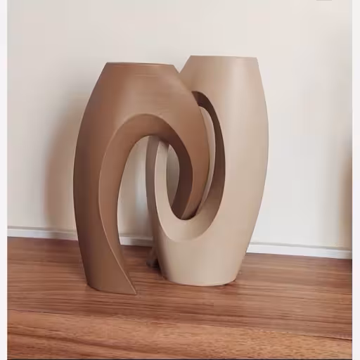 گلدان تودلی رنگ دلخواه پلی استر