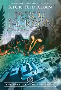 کتاب Percy Jackson and the Olympians 4 - The Battle of the Labyrinth رمان ژانر فانتزی انتشارات جنگل