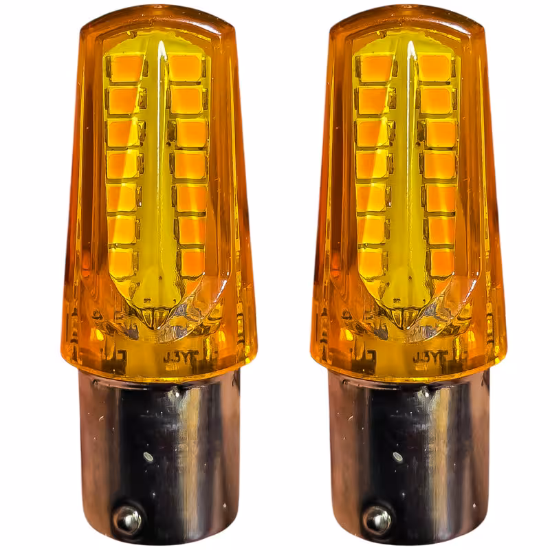 لامپ چراغ راهنما تک حالته سام مدل افکت رانینگ کد SMD.Orng پایه تک کنتاکت بسته 2 عددی | کالا مکس