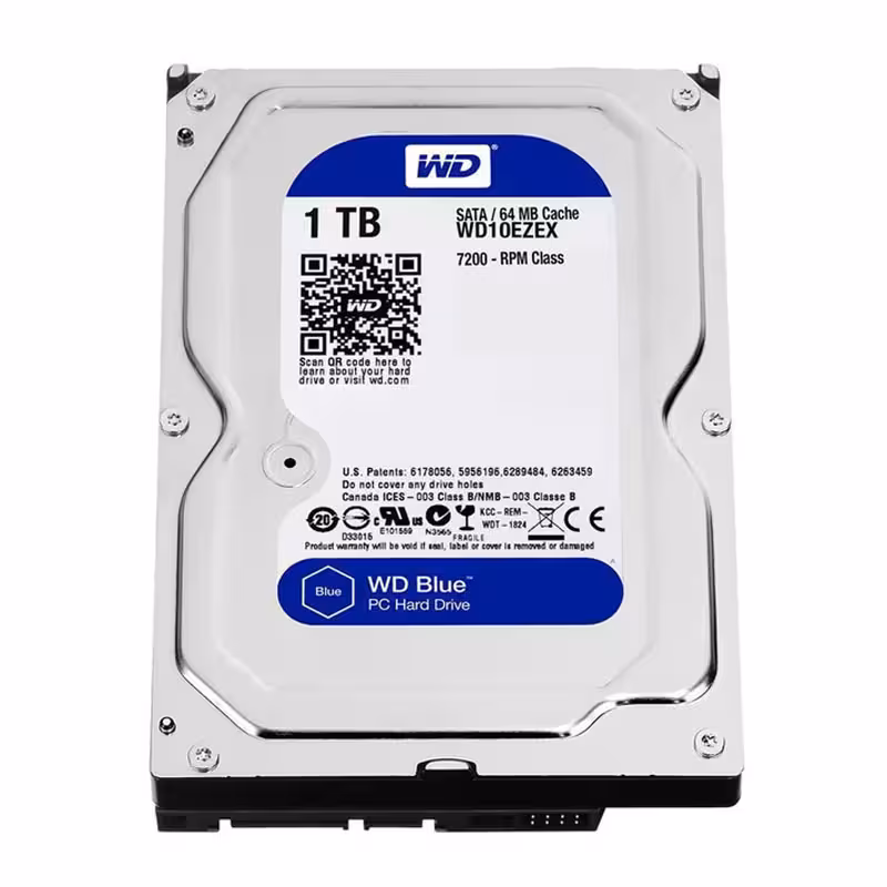 هارد وسترن دیجیتال Blue WD10EZEX ظرفیت 1 ترابایت