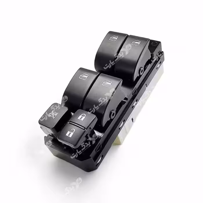 کلید شیشه بالابر اچ سی کراس جلو چپ اصلی ایساکو