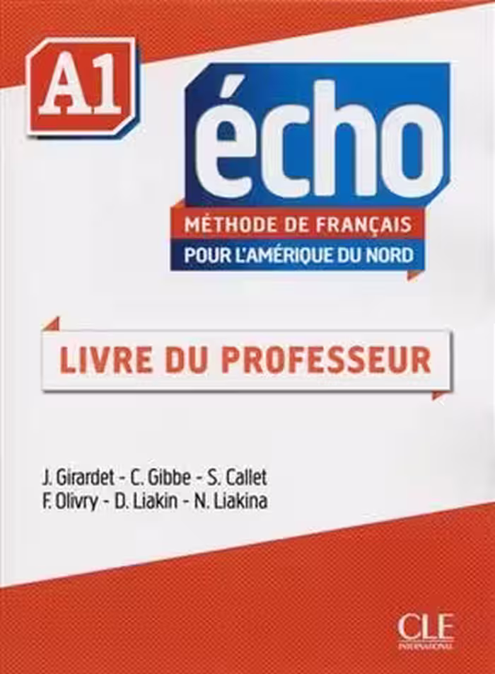 کتاب معلم فرانسوی اکو Echo – Niveau A1 – Guide pedagogique