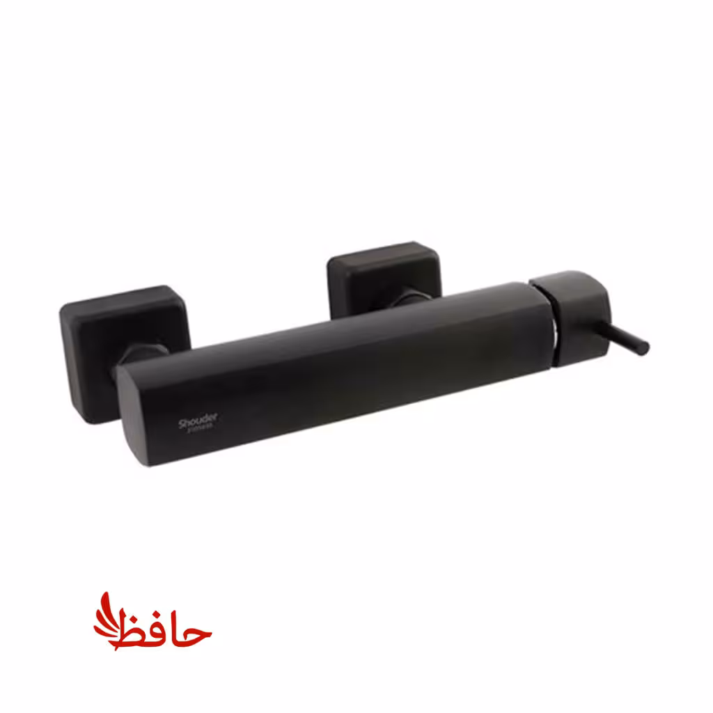 شیر توالت شودر مدل یونیک مشکی کروم