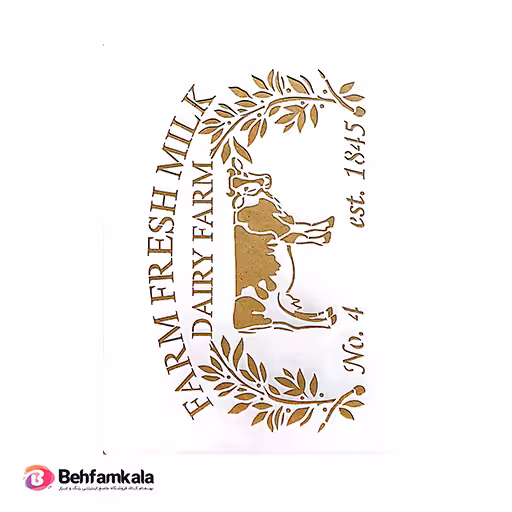 شابلون استنسیل کدd521 ابعاد 40*30