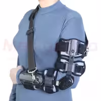 آرنج بند با مفصل مدرج طب و صنعت مدل Rom Hinged – دست چپ