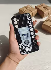 قاب طرح سنگی سامسونگ S23Fe طرح StarBucks