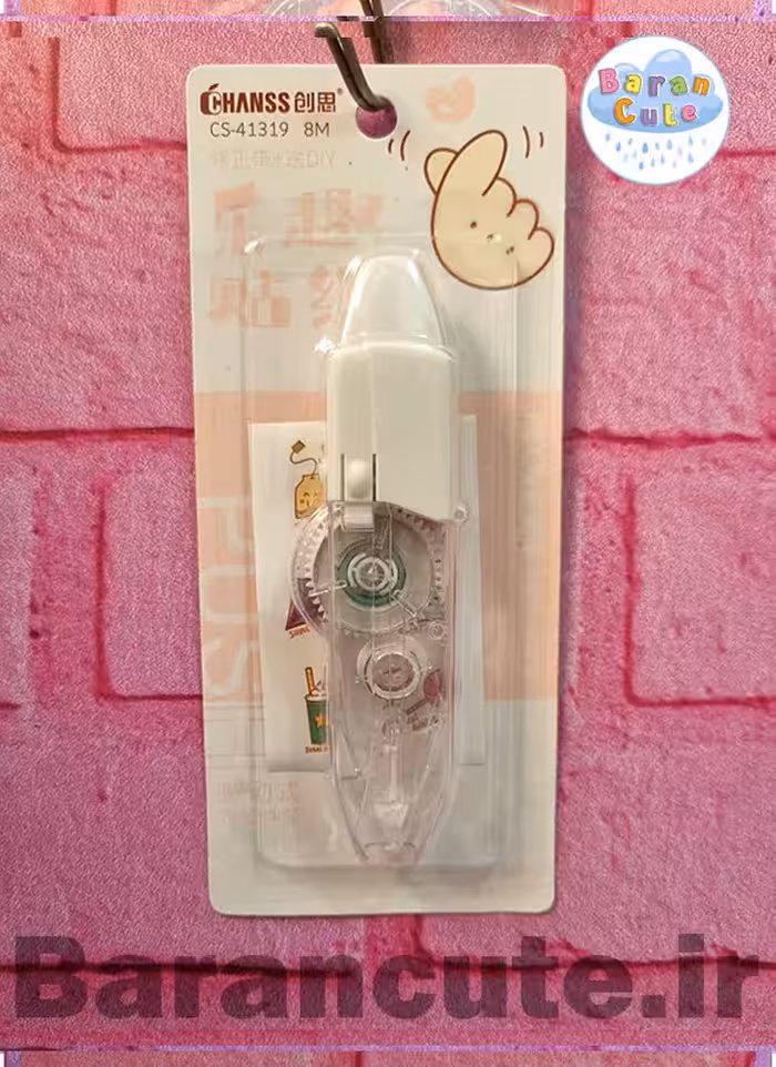 غلط گیر نواری فشاری 6 متری قلمی سفید