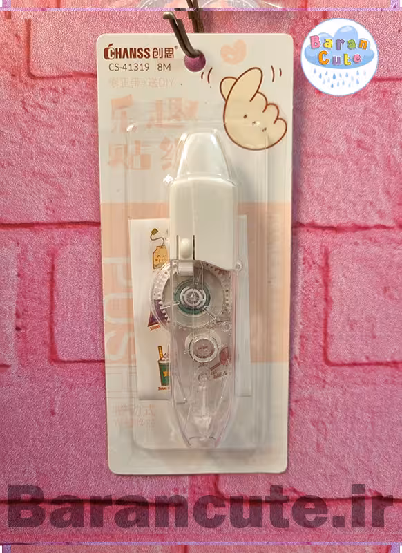 غلط گیر نواری فشاری 6 متری قلمی سفید