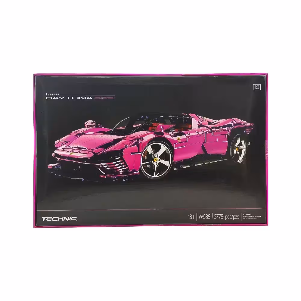 لگو ماشین فراری صورتی مقیاس 1/8 3778 قطعه کد NO.W988