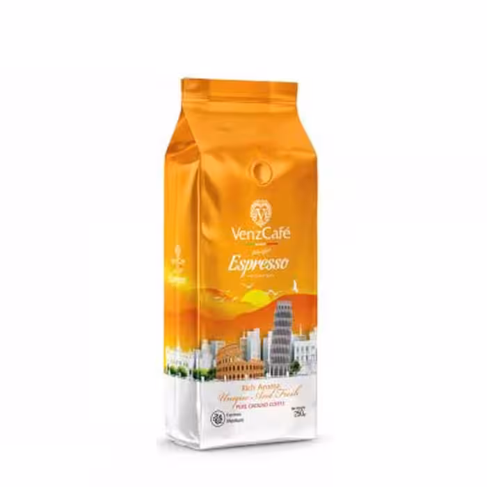 پودر قهوه اسپرسو مدیوم ونزکافه 250 گرمی