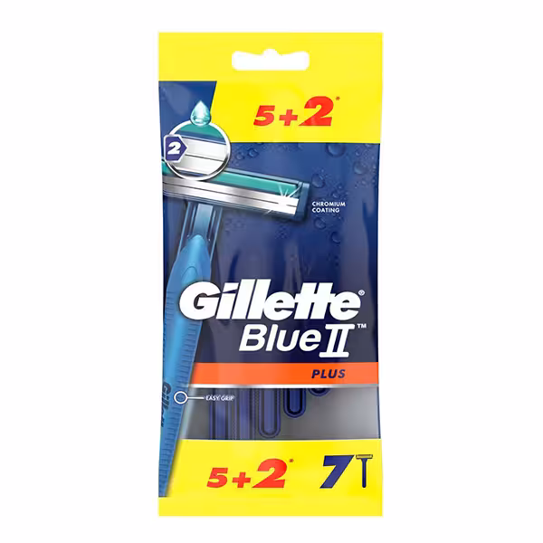 ژیلت یکبار مصرف مردانه Blue II تعداد 7 گلاید