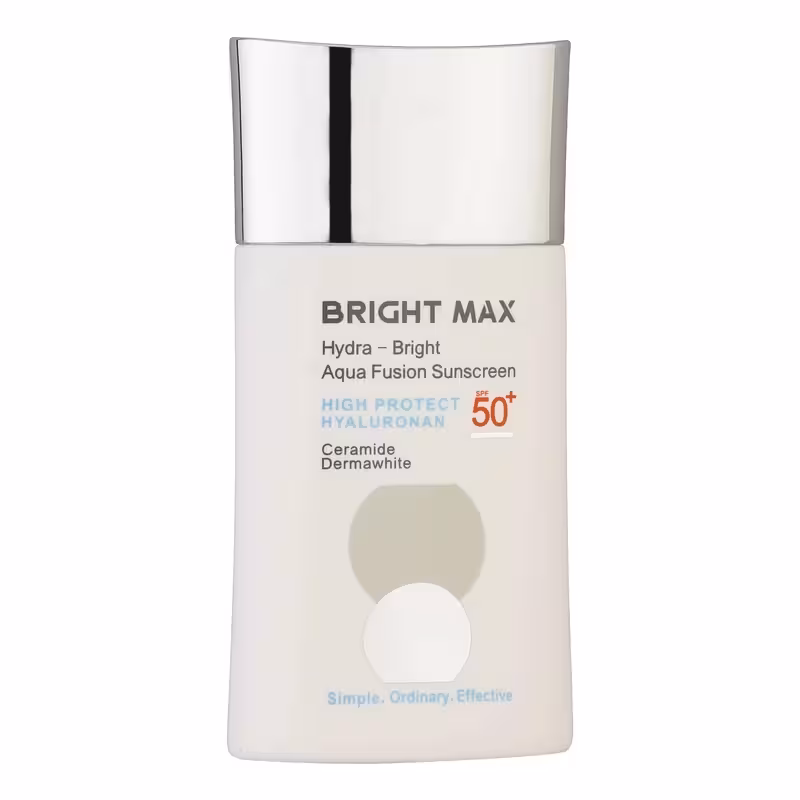 فلوئید ضد آفتاب بی رنگ برایت مکس SPF 50 مدل هیدرابرایت