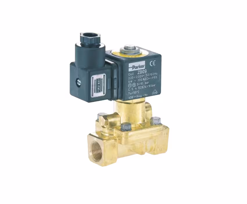 شیر برقی بخار 3/4 اینچ 140 درجه پارکر سری 133