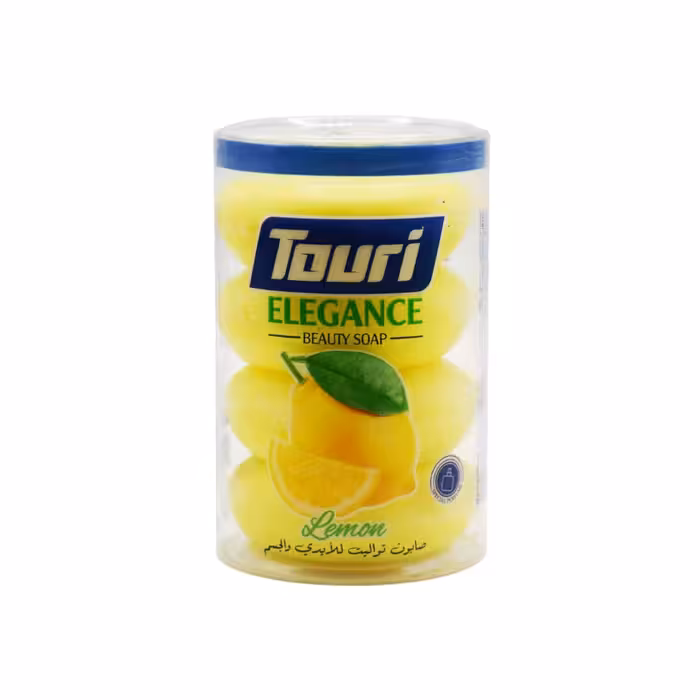 صابون توری با رایحه لیمو بسته 4 عددی