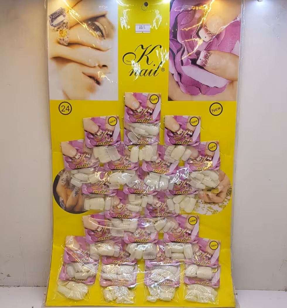 ناخن ورقی 24 عددی (سفید)