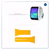برچسب ماهوت طرح Matte-Deep-Mustard مناسب برای ساعت هوشمند سامسونگ Galaxy Gear S