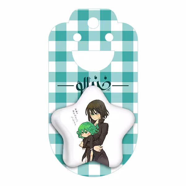 پیکسل خندالو طرح فوبوکی و تاتسوماکی انیمه مرد تک مشتی مدل ستاره ای کد 11372