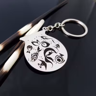 جاکلیدی گيلواره زراوشان مدل تنگ ماهی کد A42