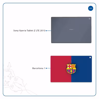برچسب پوششی ماهوت مدل Barcelona مناسب برای تبلت سونی Xperia Tablet Z LTE 2013