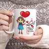 ماگ چاپریکا طرح مخاطب قلبم مدل برنا 