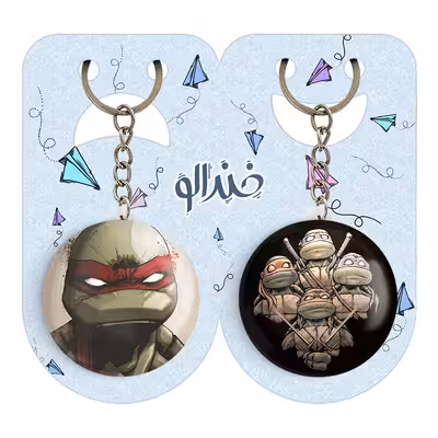 جاکلیدی خندالو مدل لاک پشت های نینجا کد 22592257 مجموعه 2 عددی