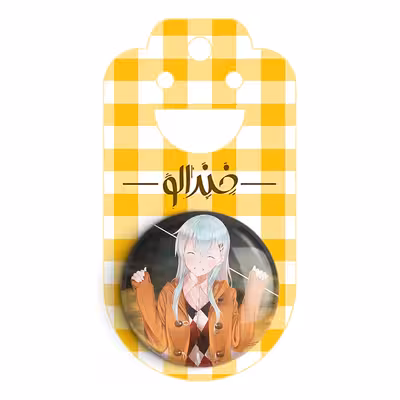 پیکسل خندالو مدل دختر انیمه ای کد 18038