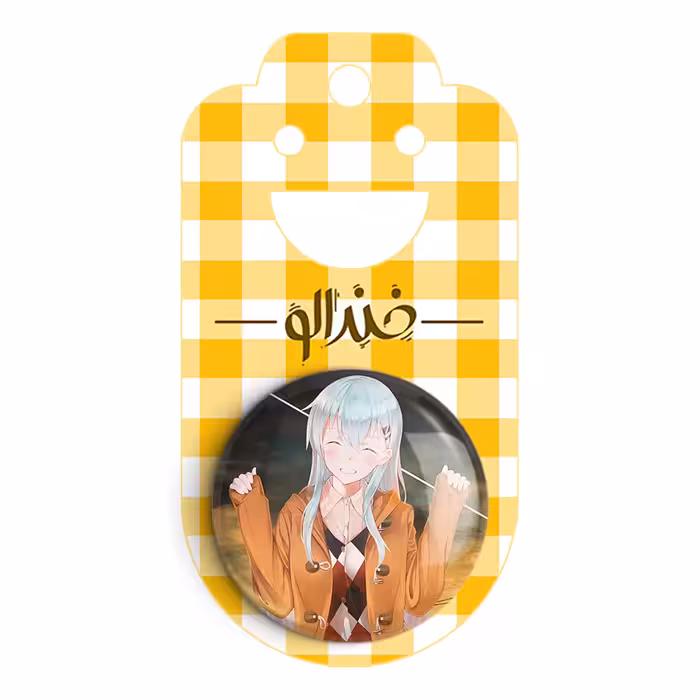 پیکسل خندالو مدل دختر انیمه ای کد 18038