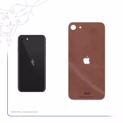 برچسب پوششی ماهوت مدل Matte-Natural-Leather مناسب برای گوشی موبایل اپل iPhone SE 2022