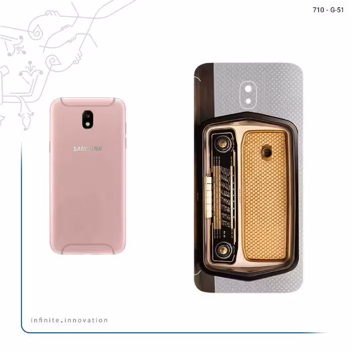 برچسب پوششی ماهوت مدل Radio Nostalgia مناسب برای گوشی موبایل سامسونگ Galaxy J5 Pro