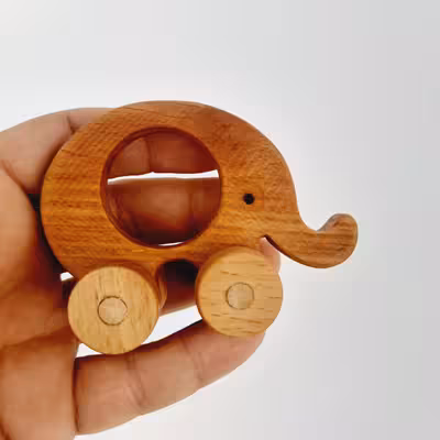 اسباب بازی چوبی مدل حیوانات فانتزی کد WLT06 مجموعه 3 عددی